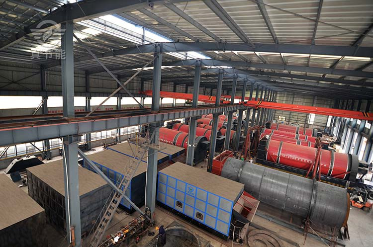 豆渣烘干機生產車間