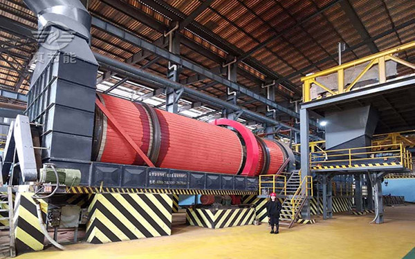 土豆淀粉渣烘干機現場