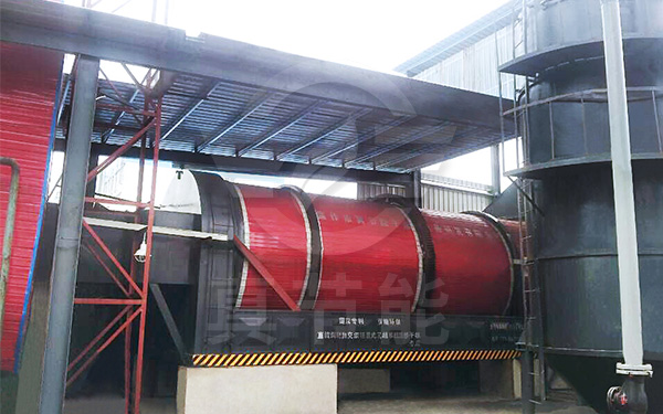 豆渣烘干設備現場